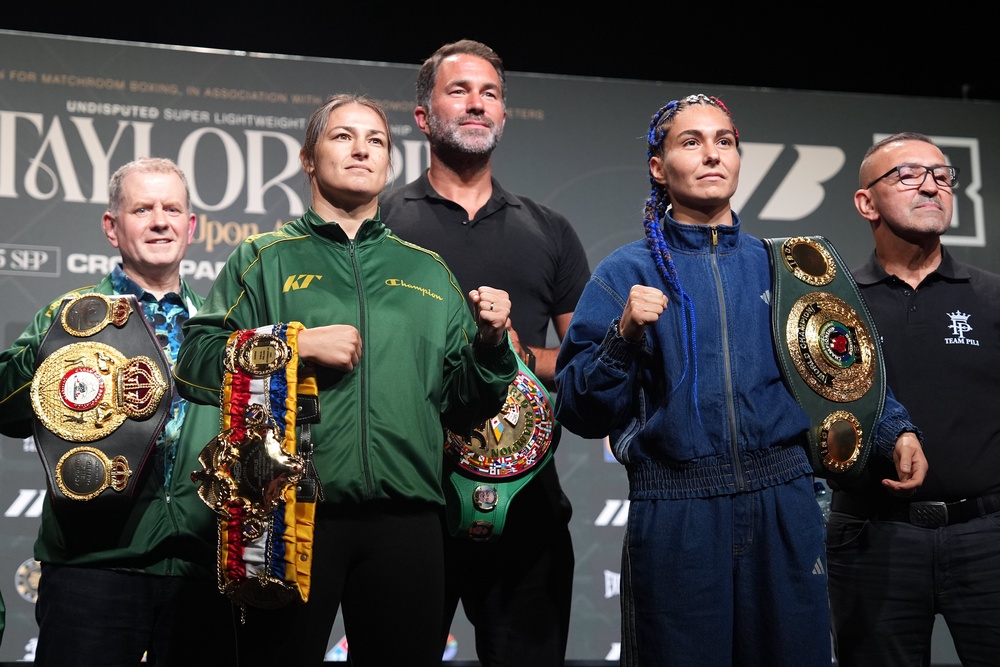 Taylor is due to face the unbeaten Flora Pili (PA)