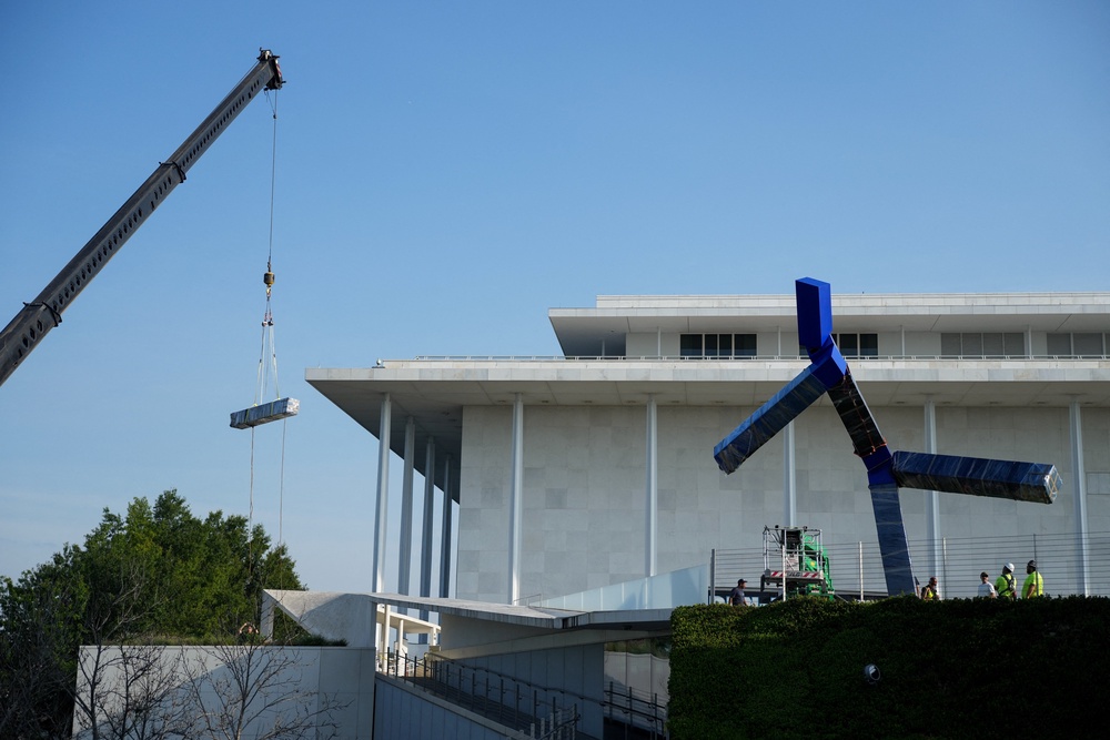 The Kennedy Center board is fighting a legal battle to keep Trump’s name on the building and on the venue’s grounds, which could be renamed ‘President Donald J Trump Plaza’ under a recently passed resolution (Reuters)