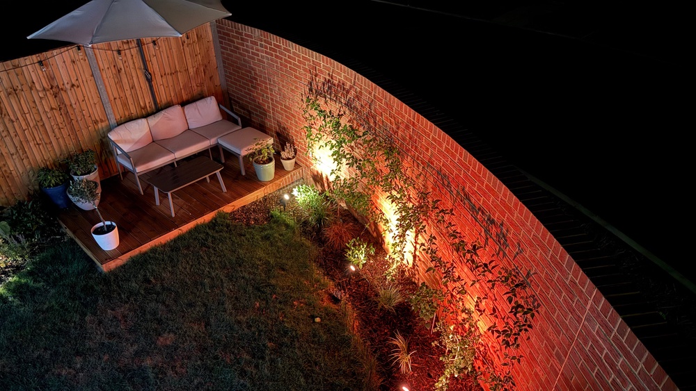 Philips Hue sells a wide range of outdoor lights (Alistair Charlton/The Independent)