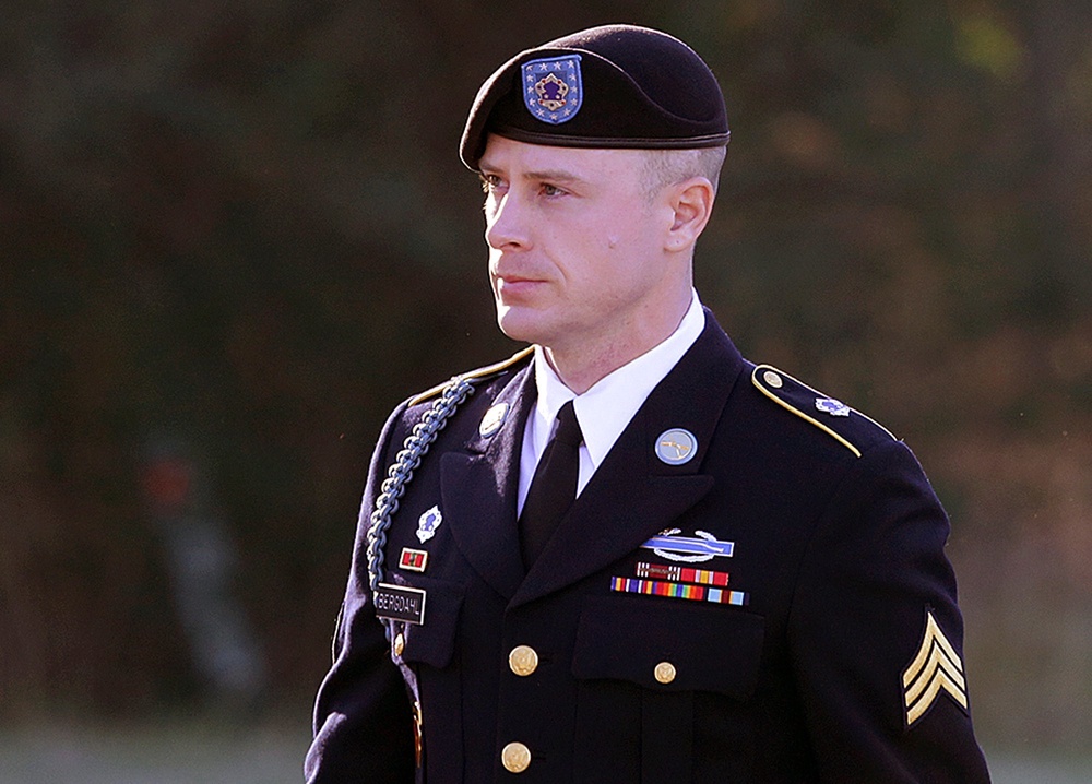 Ex-Army sergeant Robert ‘Bowe’ Bergdahl had argued that Donald Trump and John McCain engaged in ‘scandalous meddling’ during his 2017 court-martial for abandoning his post in Afghanistan (AP Photo/Ted Richardson)