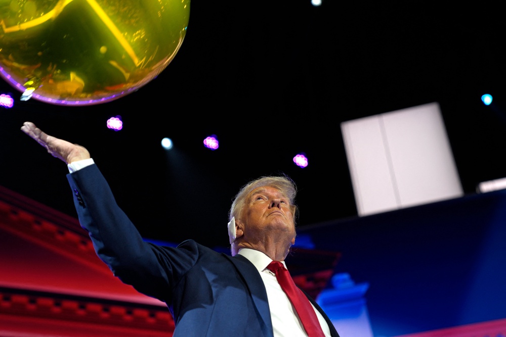 Trump has promised the Republican midterm convention will have ‘great entertainment’ and serve as a massive rally for GOP voters to get out and cast ballots in the upcoming midterms (AFP/Getty)