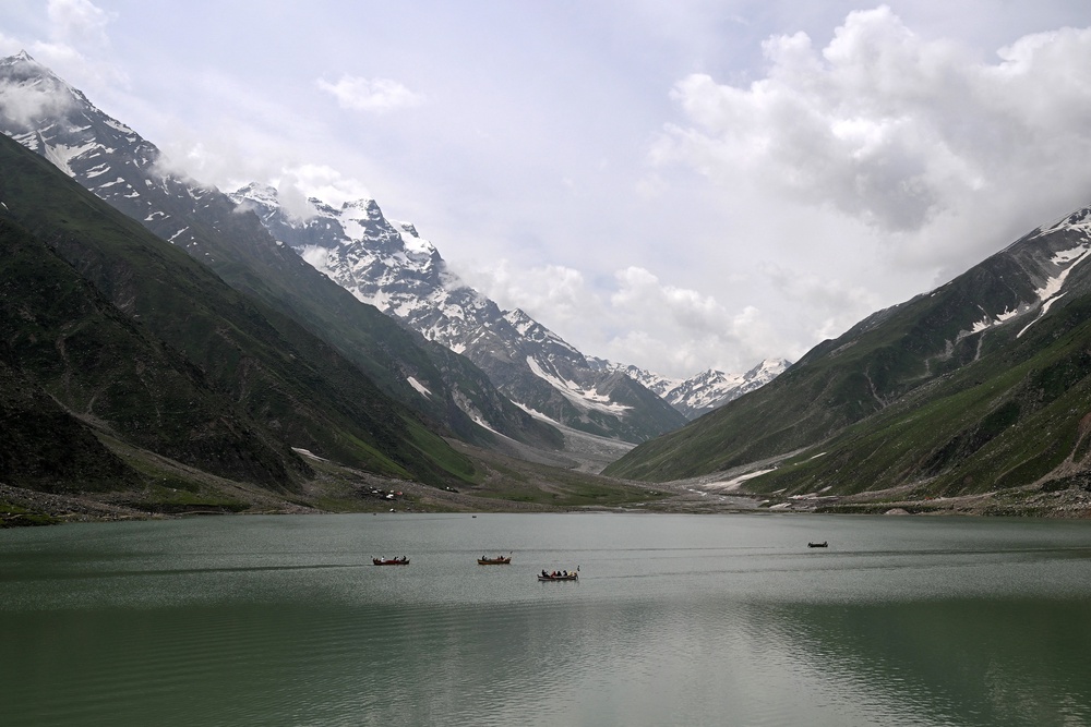 Harris went missing after going running in the mountains in Pakistan (AFP/Getty)