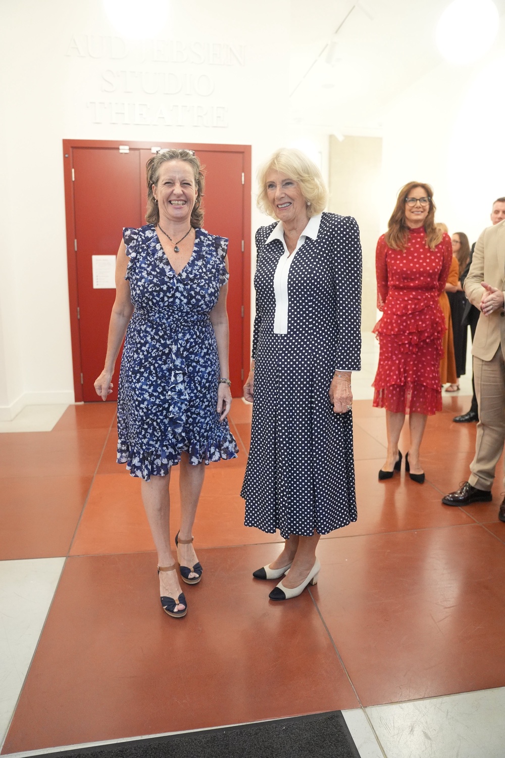 Camilla with her dance teacher, Sarah Platt (Yui Mok/PA) (PA Wire)