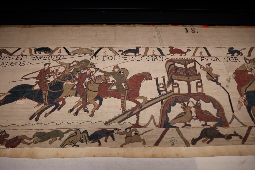 The Bayeux Tapestry is on exhibition at the British Museum (AFP/Getty)