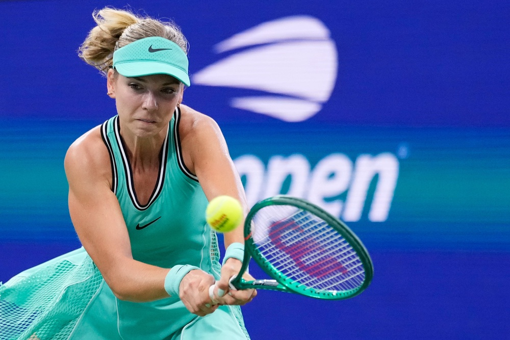 Katie Boulter was well beaten in New York (Yuki Iwamura/AP) (AP)