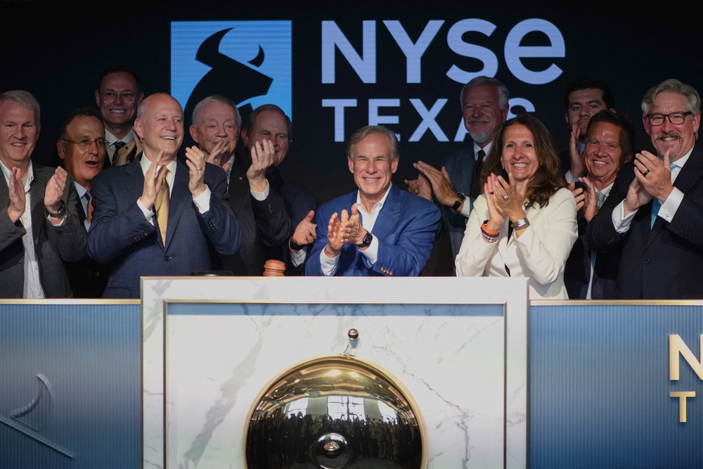 Data centers have emerged as an unlikely issue in the governor’s race in typically pro-business Texas, where Gov. Greg Abbott (center) has ordered a wide-ranging audit of ongoing projects (Reuters)