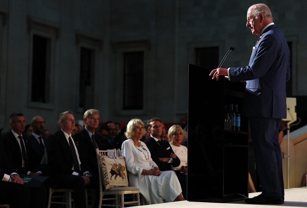King Charles III delivered a speech (Getty)