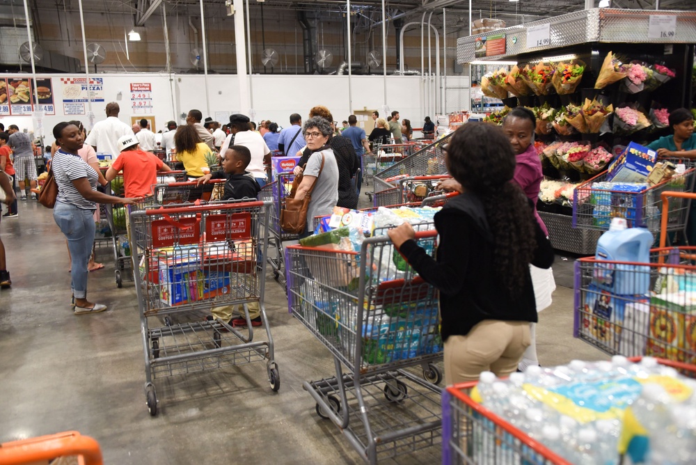 A Costco aisle proved perilous for one New York grandmother, who claims she needed a knee operation after slipping on broccoli while shopping (AFP via Getty Images)