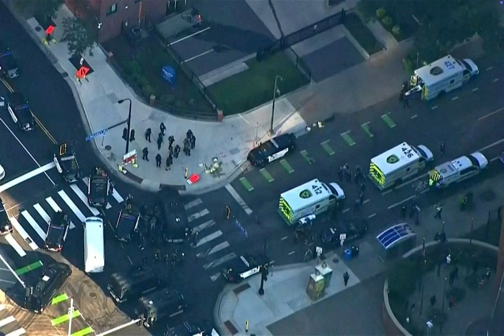 Authorities have yet to reveal a motive for the shooting (KSTP via Reuters)