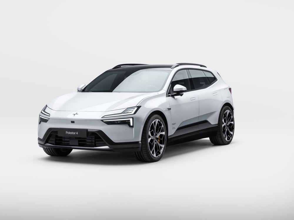 The Polestar 4 SUV retains much of the saloon's running gear and good looks (Polestar)