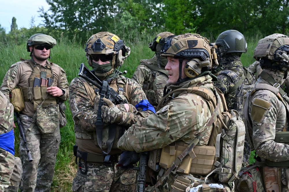 The Russian Volunteer Corps are Russian citizens fighting on Ukraine's side against Vladimir Putin's government (AFP/Getty)