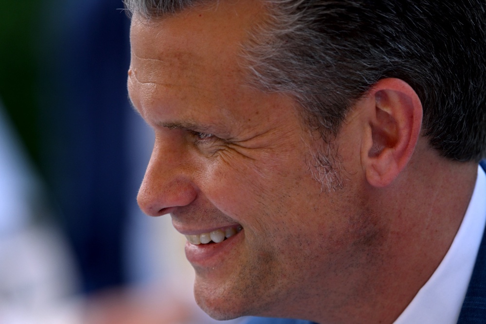 The embattled Hegseth has publicly called for the US Military to be infused with a 'warrior ethos' (AFP/Getty)