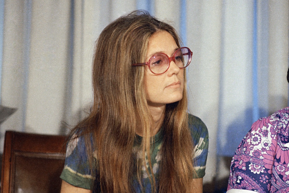 Gloria Steinem attending a news conference at the American Civil Liberties Union office in 1973 (Richard Drew/AP) (AP)