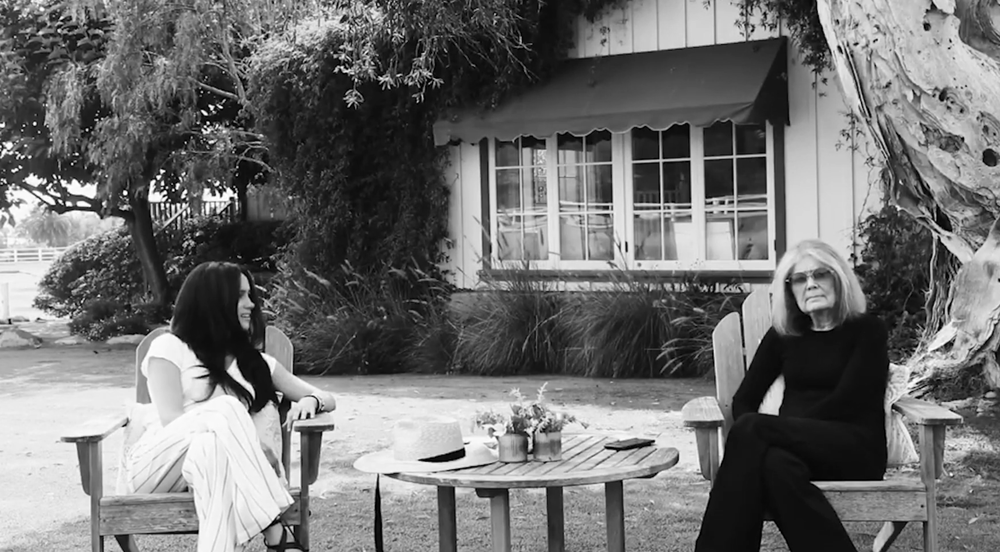 Markle interviewed Steinem while social distancing in 2020 (Meghan Markle/Instagram)