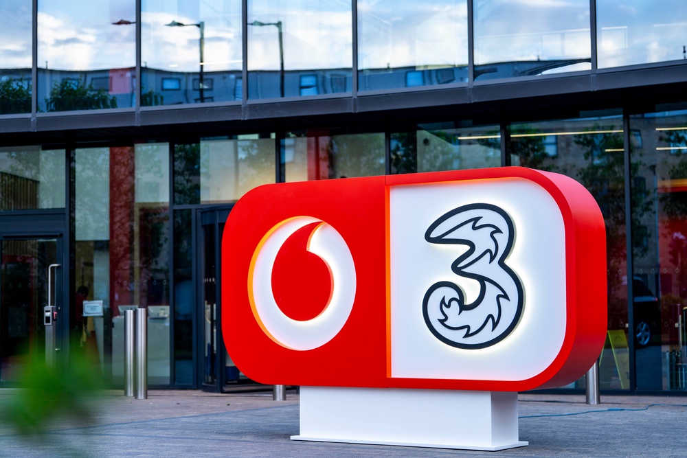 VodafoneThree also announced plans for a new TV entertainment hub on Thursday (VodafoneThree)