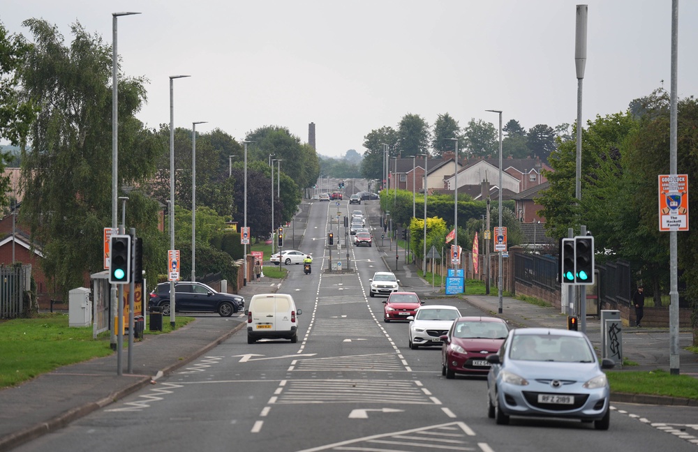 Garvaghy Road in Portadown (Niall Carson/PA) (PA Wire)