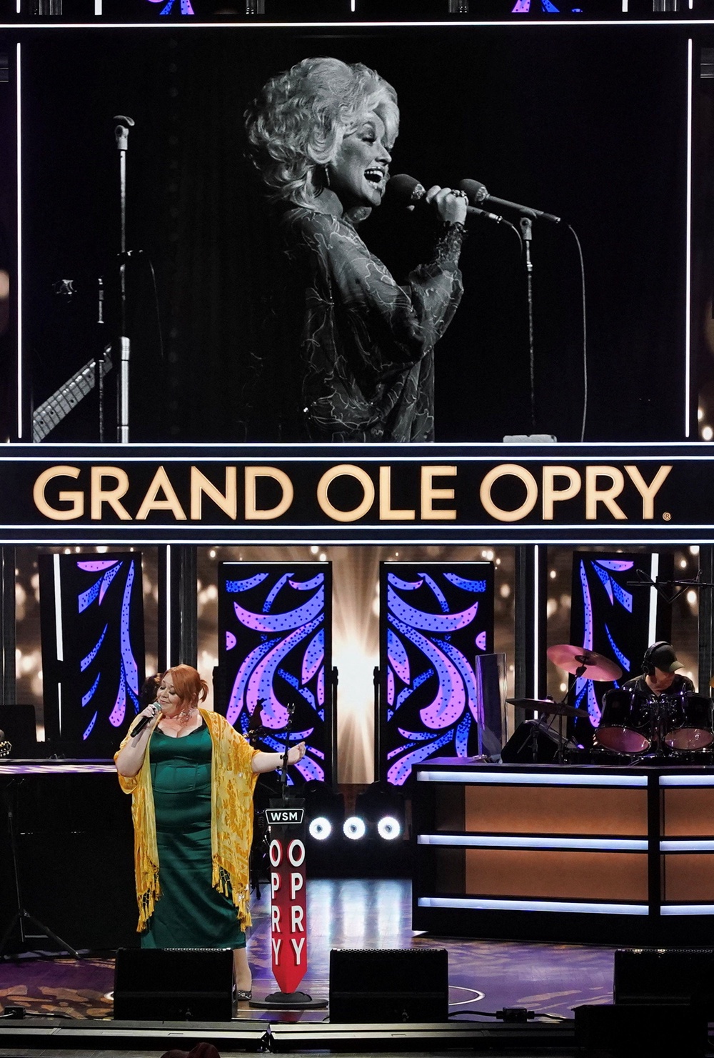 Dolly Parton's niece, Jada Star, paid tribute to the late country singer at the Grand Ole Opry after her death (Reuters)