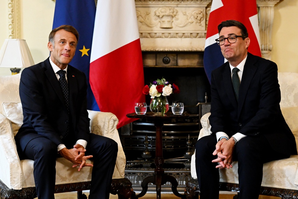 Prime Minister Andy Burnham told French president Emmanuel Macron earlier this month that the “buy European” programme “could pose significant challenges” for UK industry. (PA)
