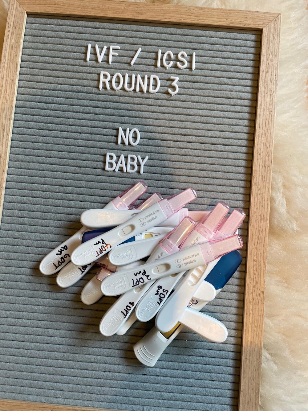 Ms Jones has experienced heartbreak in her fertility journey (Handout)