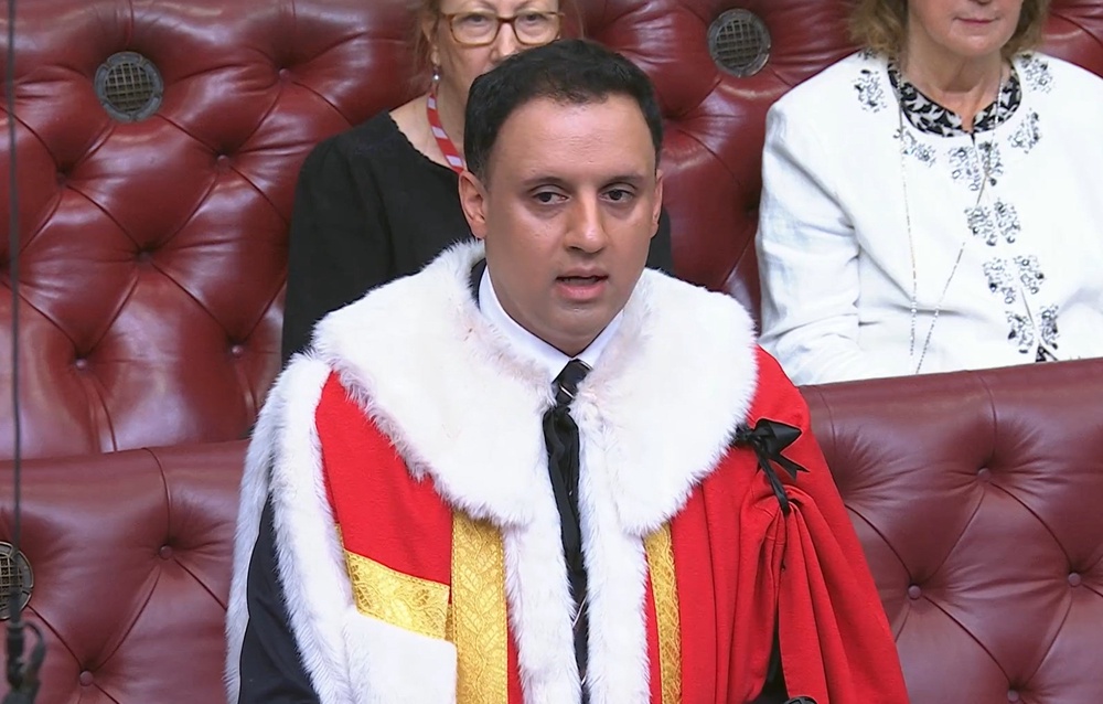 Lord Sarwar gave his maiden speech in the Lords on Thursday (House of Lords/UK Parliament/PA) (House of Lords/UK Parliament)