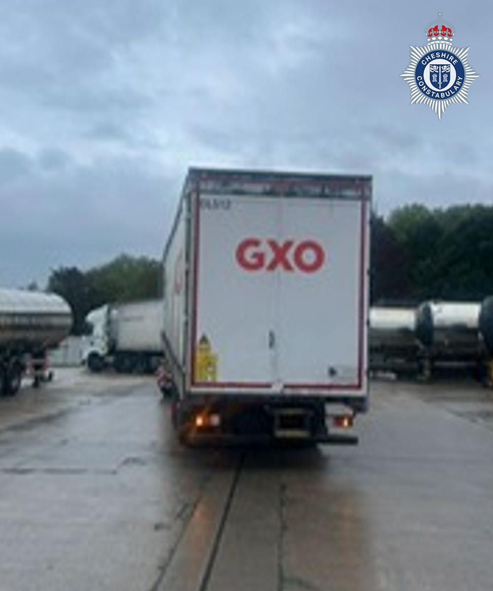 The lorry is said to have connected to an HGV trailer containing the Guinness and left the site at about 7.55pm in the direction of the Mersey Gateway bridge (PA)