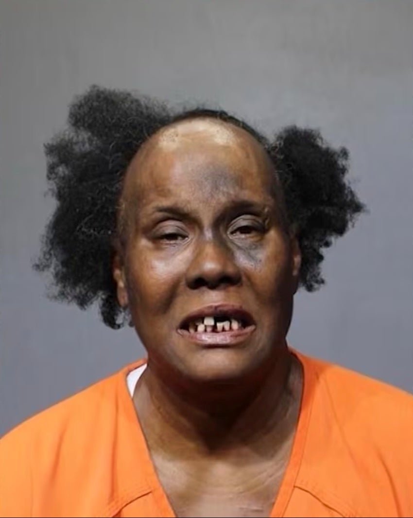 Keysha Monique Epps, a 51-year-old woman from Atlanta, and her fiancé have been accused of denying her four grandchildren adequate food and medical care and holding them in a tractor-trailer for six years (Jacksonville Sheriff's Office)