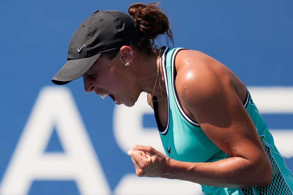 Keys was pushed all the way by Bondar (AP)