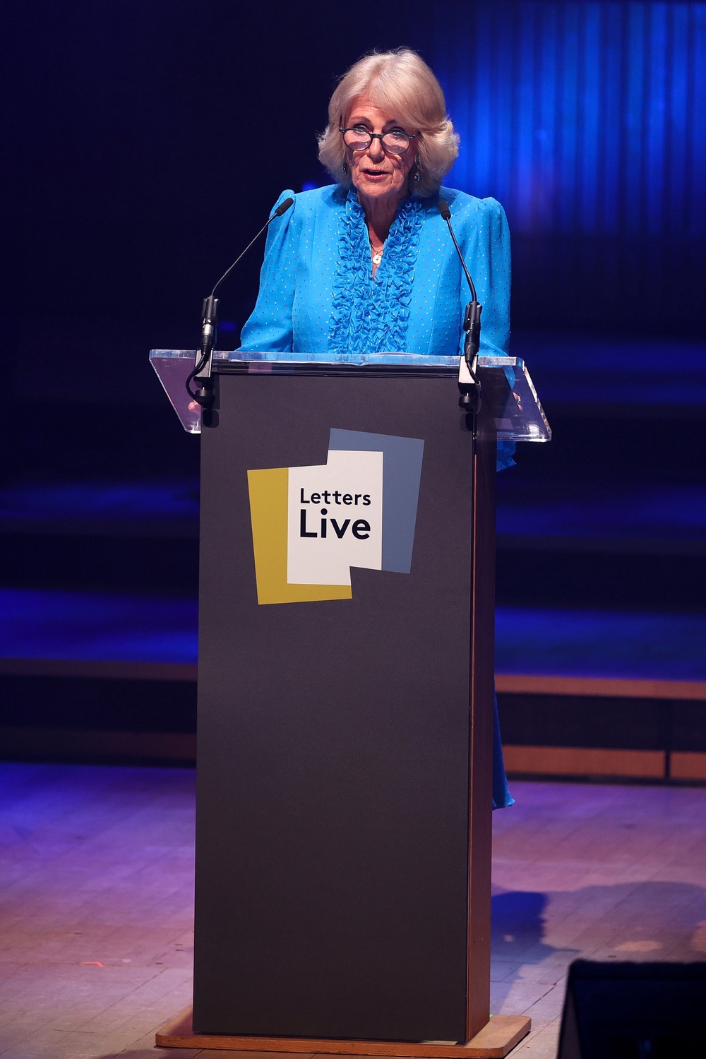 Camilla read excerpts from a letter written by the late Queen Mother (Chris Jackson/PA) (PA Wire)
