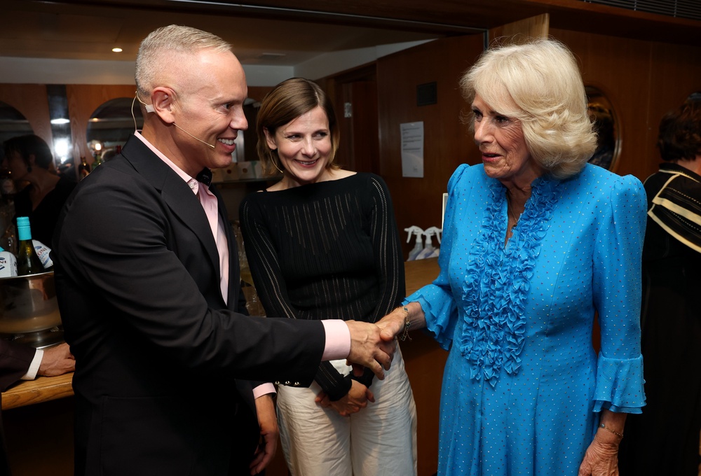 The Queen met the show’s star readers including Rob Rinder and Louise Brealey (Chris Jackson/PA) (PA Wire)