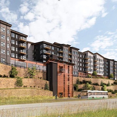 Crews broke ground on the locals-only 268-unit apartment complex, called 'Southface Vail,' in June 2025, and it is expected to be completed in September 2028 (Town of Vail)
