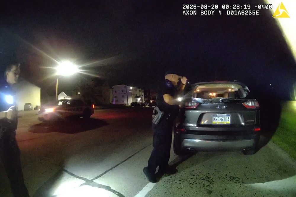 In a police affidavit, investigators detail how Royce Moser allegedly snapped during an argument in his driveway, telling Heintz to wait before grabbing a knife from inside his home (California Borough Police Department via AP)