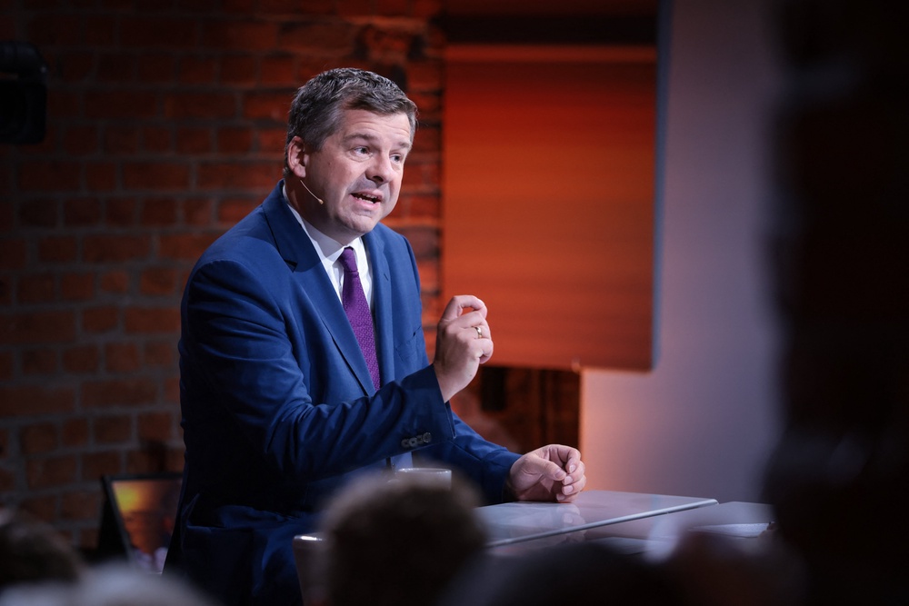 Saxony-Anhalt's State Premier and Christian Democratic Union's (CDU) main candidate Sven Schulze on Friday (AFP/Getty)
