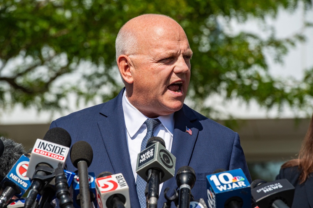 The Plymouth County District Attorney said immediately after the mistrial that he’ll decide at a later date whether to retry Clancy (AFP/Getty)