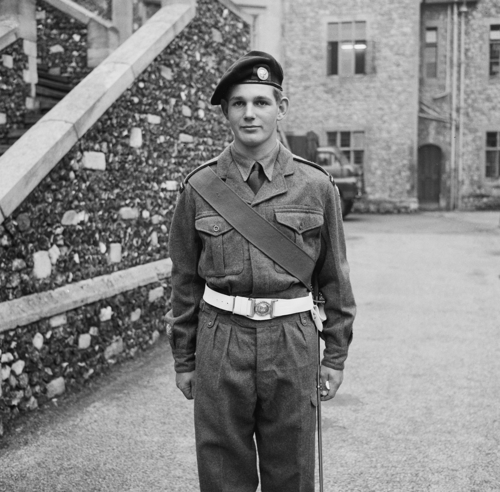 British author Michael Morpurgo aged 18, the year he met his future wife, Clare (Getty Images)