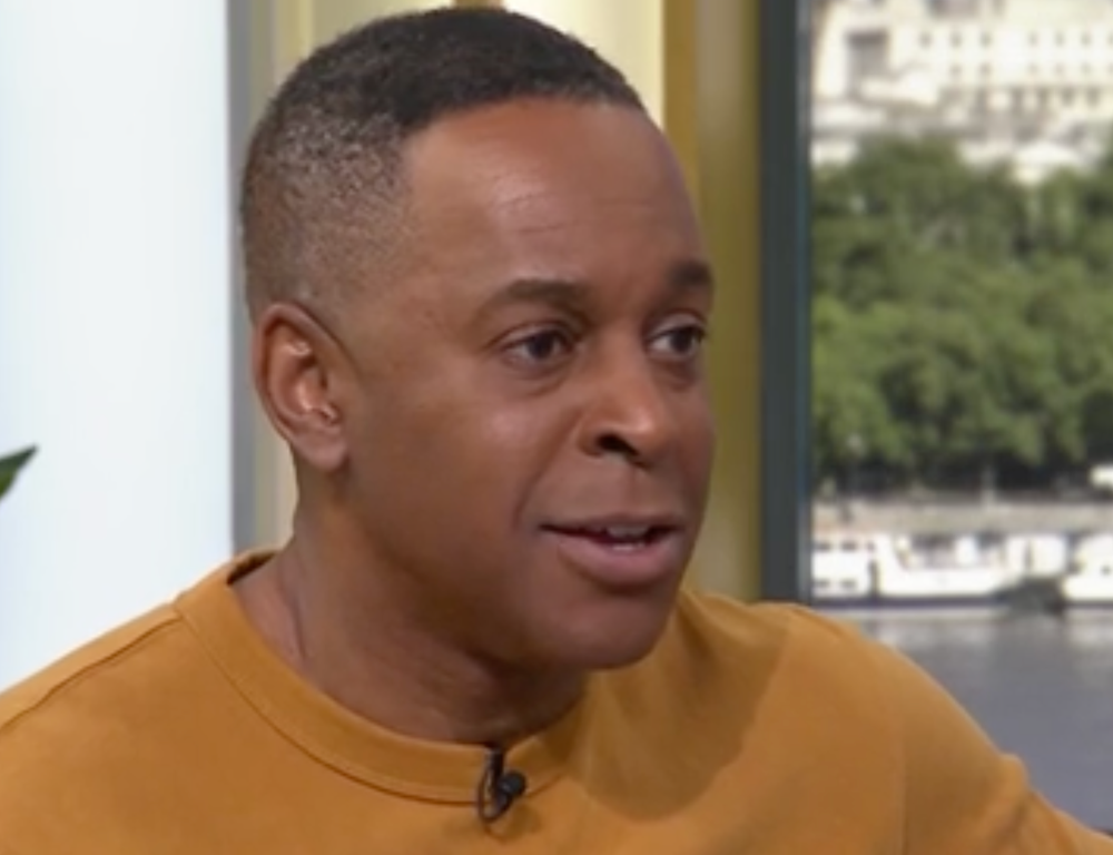 Andi Peters was questioned over his race by Miriam Margolyes on 'This Morning' (YouTube)