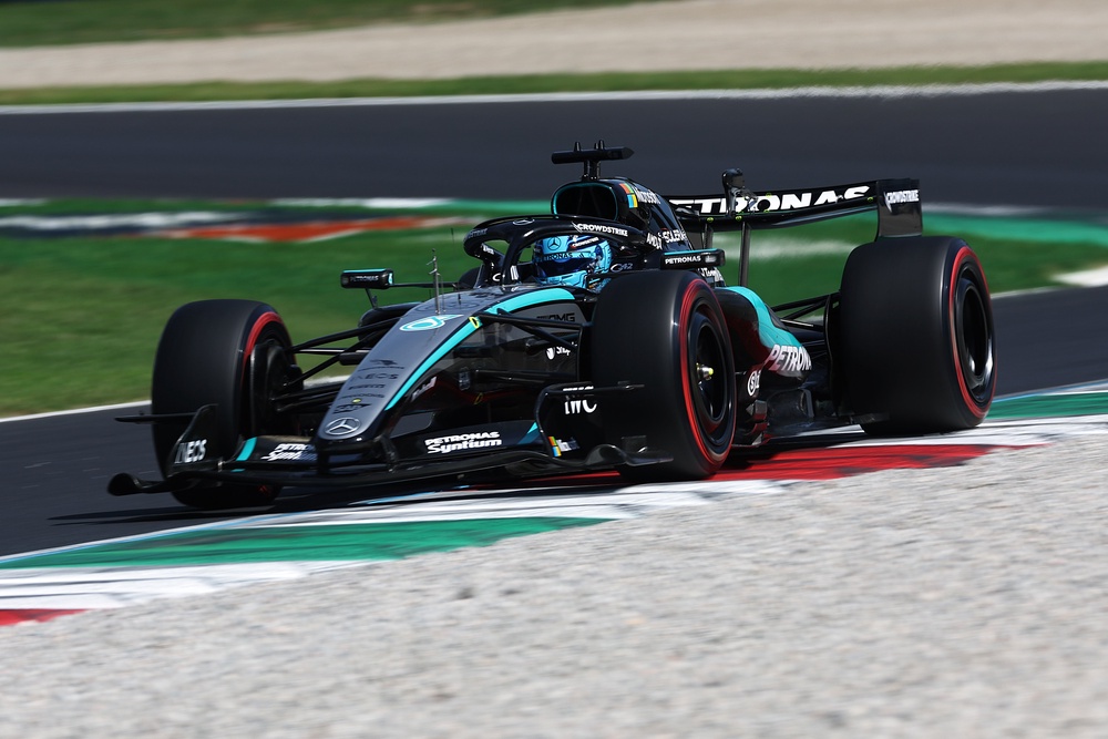 George Russell quickest in FP3 (Getty)