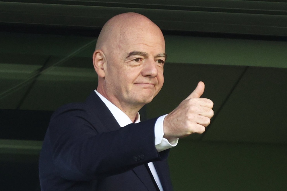 Infantino would not be drawn on his future at Fifa (AP)
