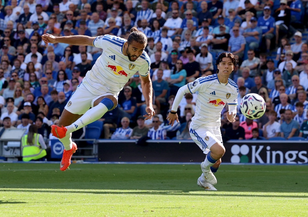 Dominic Calvert-Lewin had chances for Leeds (PA)