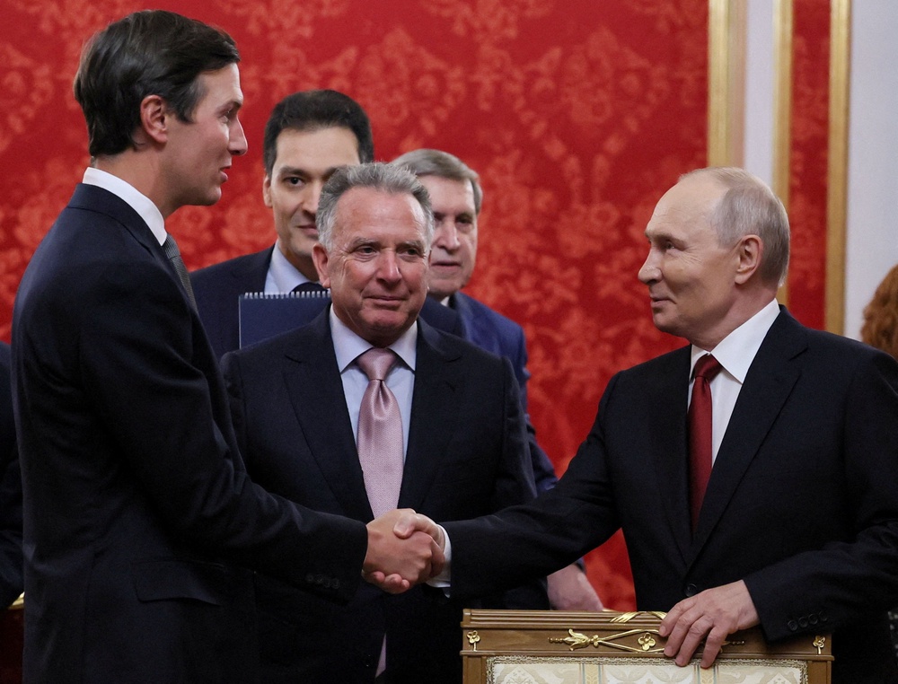 Talks between the Kremlin and US special envoys on Saturday were described as ‘substantive, important’ conversations (Reuters)