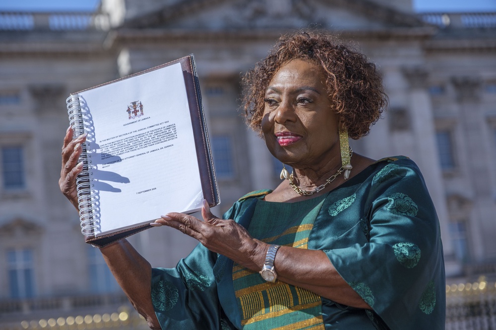 Olivia Grange has asked why her country should not seek slavery reparations when Britain was still paying off debt linked to slave-owner compensation just 11 years ago (Jess Hurd/PA) (PA Media)