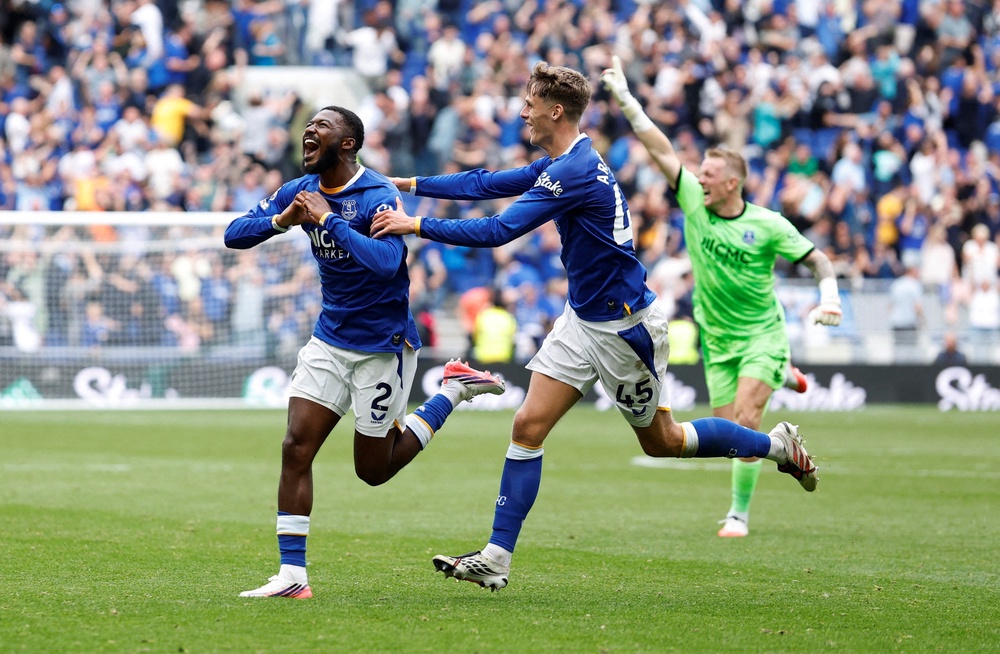 The new boy celebrated his debut goal with gusto (Reuters)