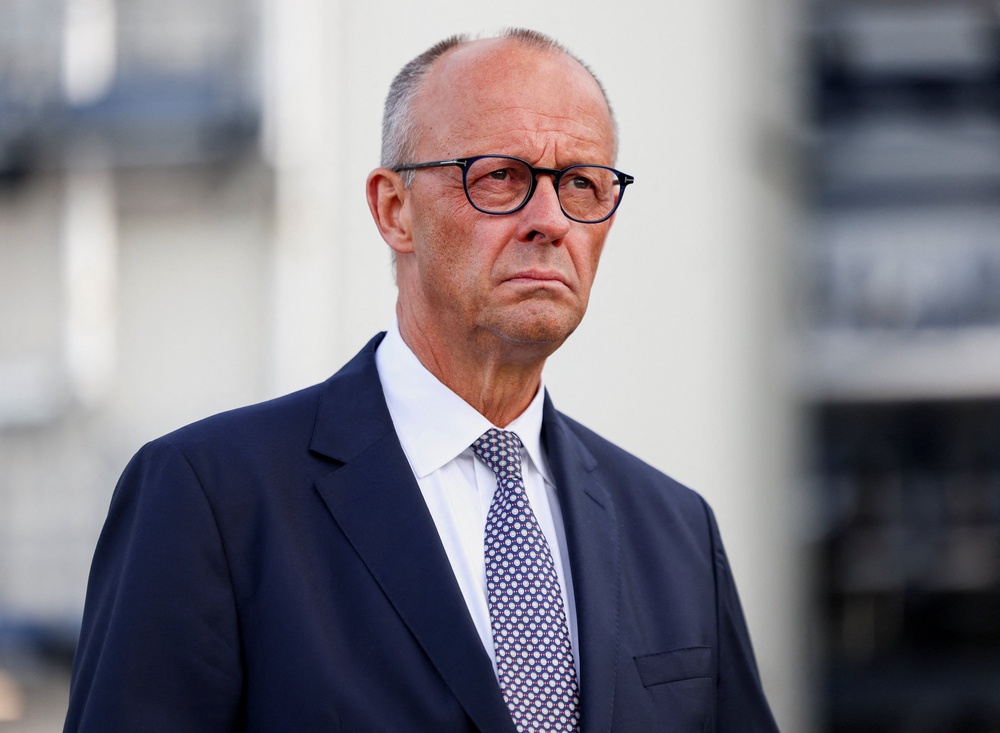 German Chancellor and Christian Democratic Union (CDU) party leader Friedrich Merz (Reuters)