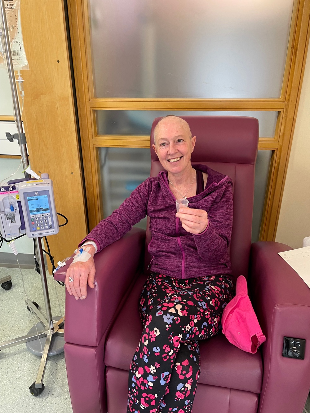 Trish Gordon received chemotherapy in 2014 after her diagnosis (Scottish Bridge Union/PA)