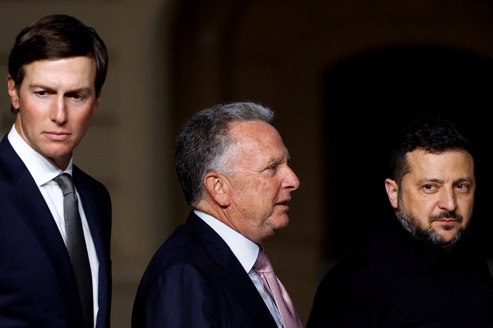Dmitriev was the main escort for Witkoff and Kushner when they visited Moscow at the weekend (Reuters)