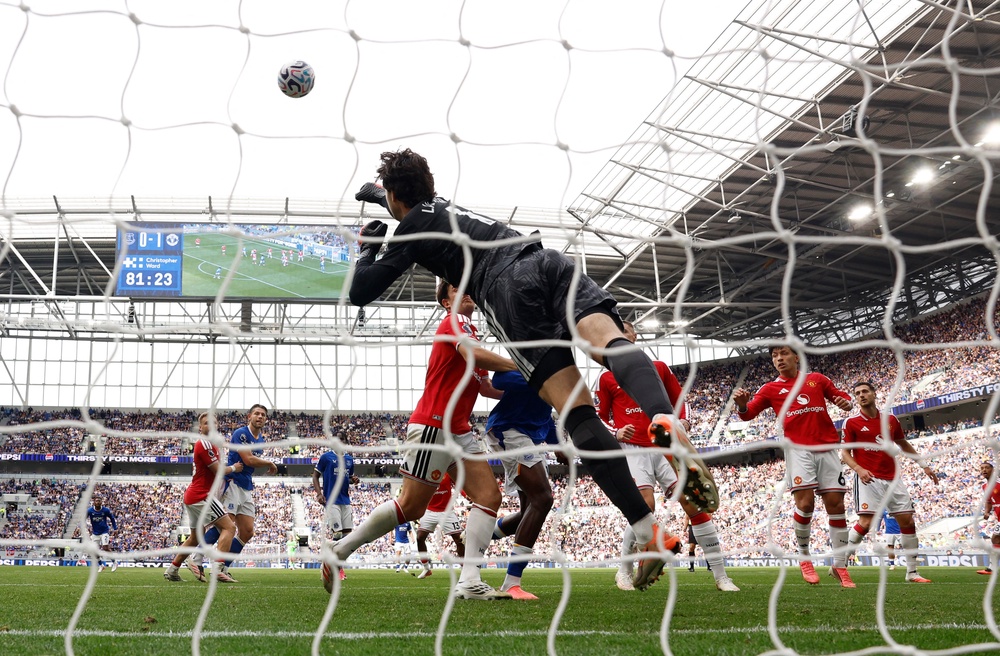 Senne Lammens has been reasonably impressive in the United goal (Reuters)