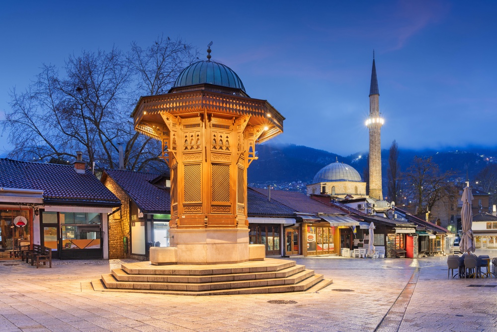 A walking tour can be a great way to explore Sarajevo (Alamy/PA)