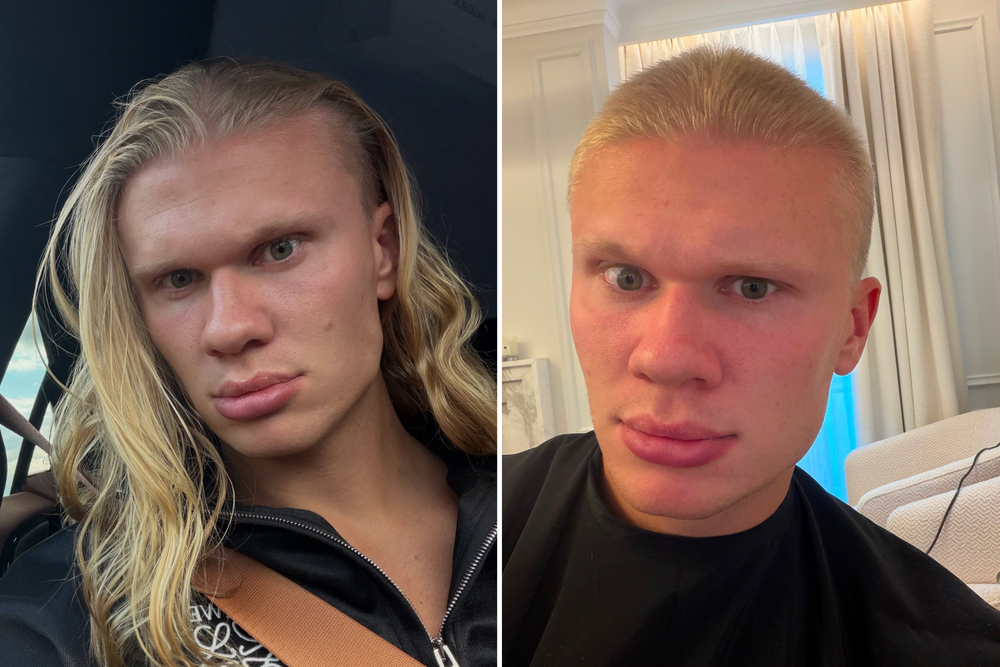 ‘Short hair don’t care’: Erling Haaland swapped his locks for a buzzcut ahead of the 26/27 football season (Instagram/@erling)