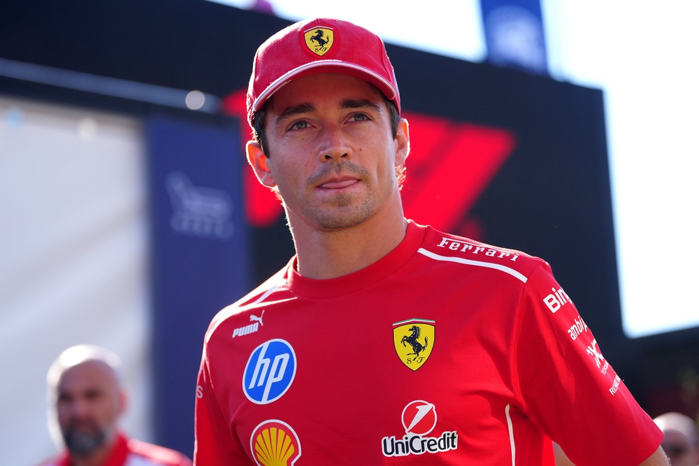 Ferrari’s Charles Leclerc crashed out of the race in Monza (Bradley Collyer/PA) (PA Wire)