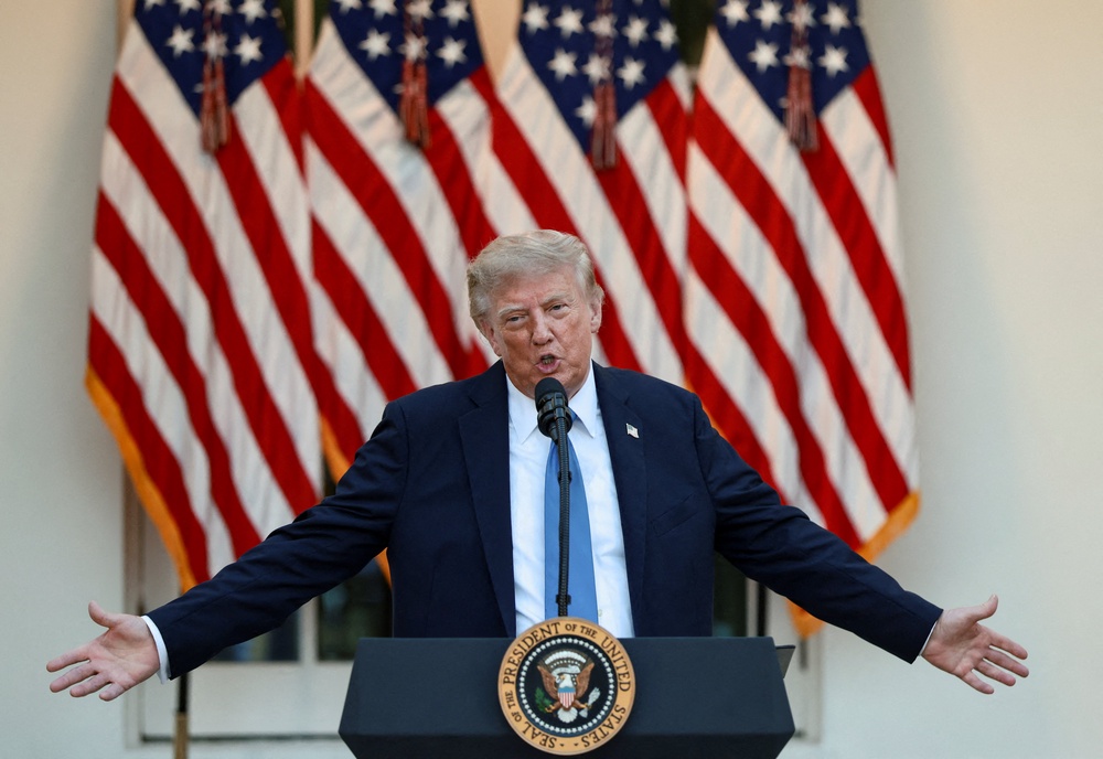 Trump has been so far unable to find a route out of the war with Iran (Reuters)