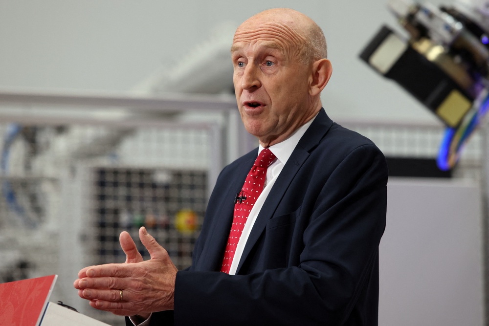 Chancellor John Healey warned ‘the war in the Middle East is impacting on inflation worldwide, not just here at home’ (AFP/Getty)